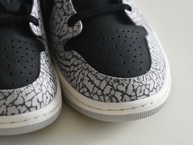 Jordan 1 Retro Low OG Black Cement 착용 스타일 - 2