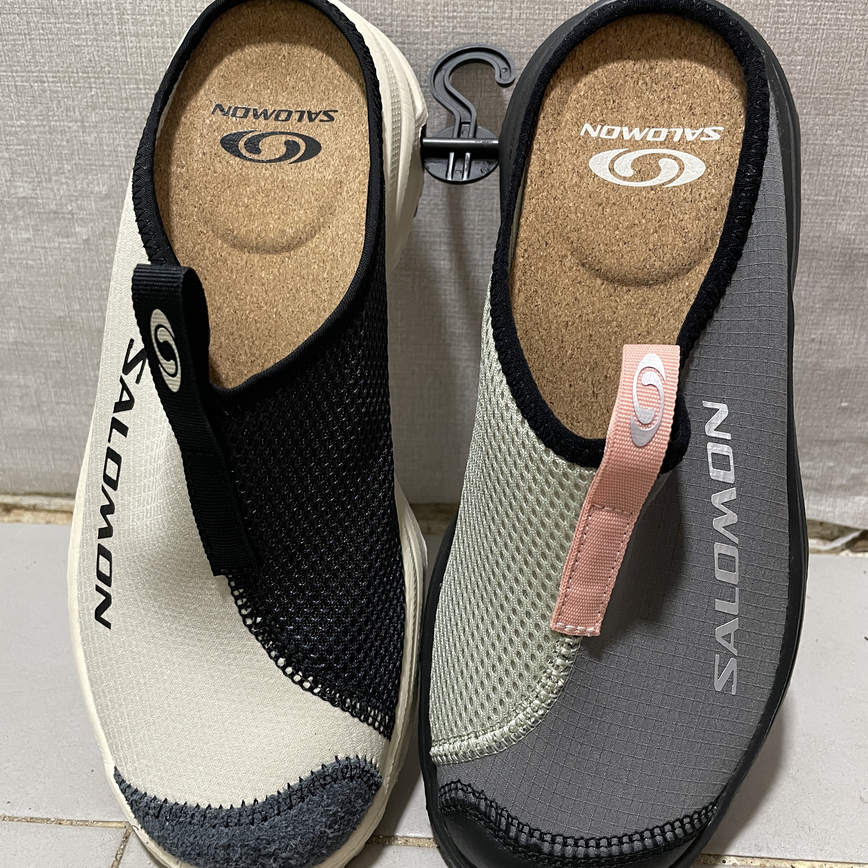 Salomon RX Slide 3.0 Bleached Sand 착용 스타일