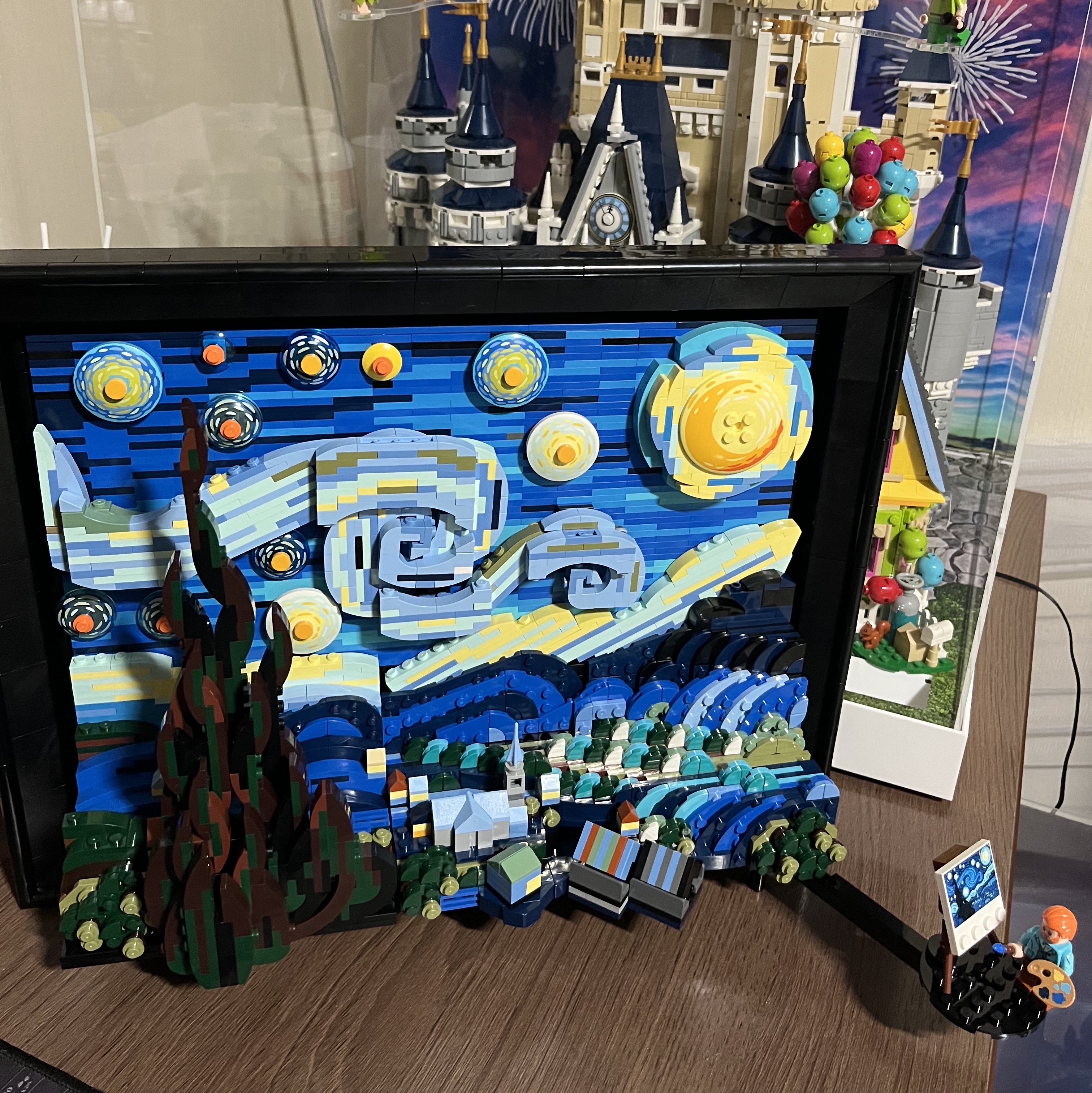 Lego Vincent Van Gogh The Starry Night 착용 스타일 - 3
