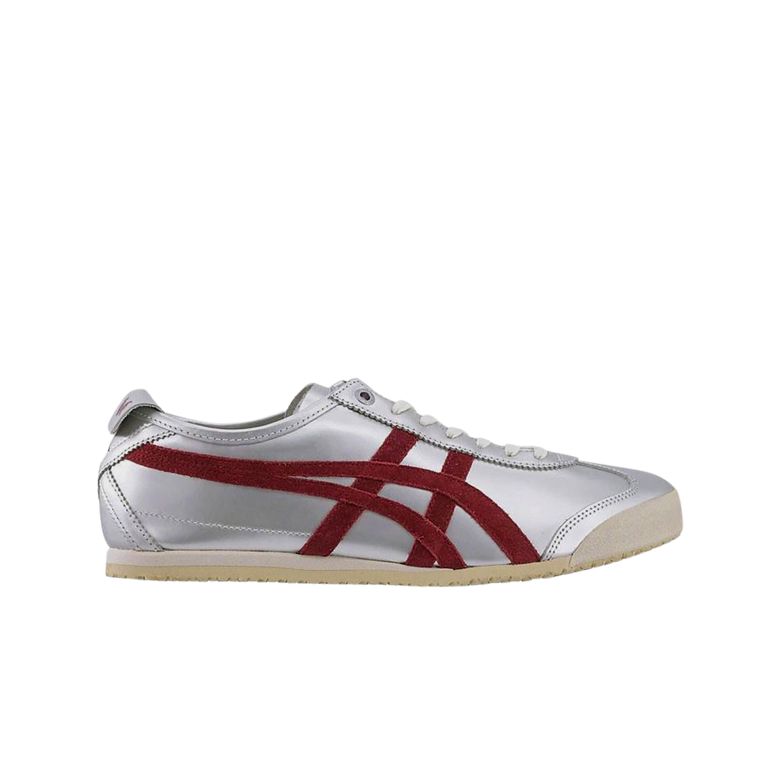1183A616-020 Onitsuka Tiger Mexico 66 Silver Beet Red