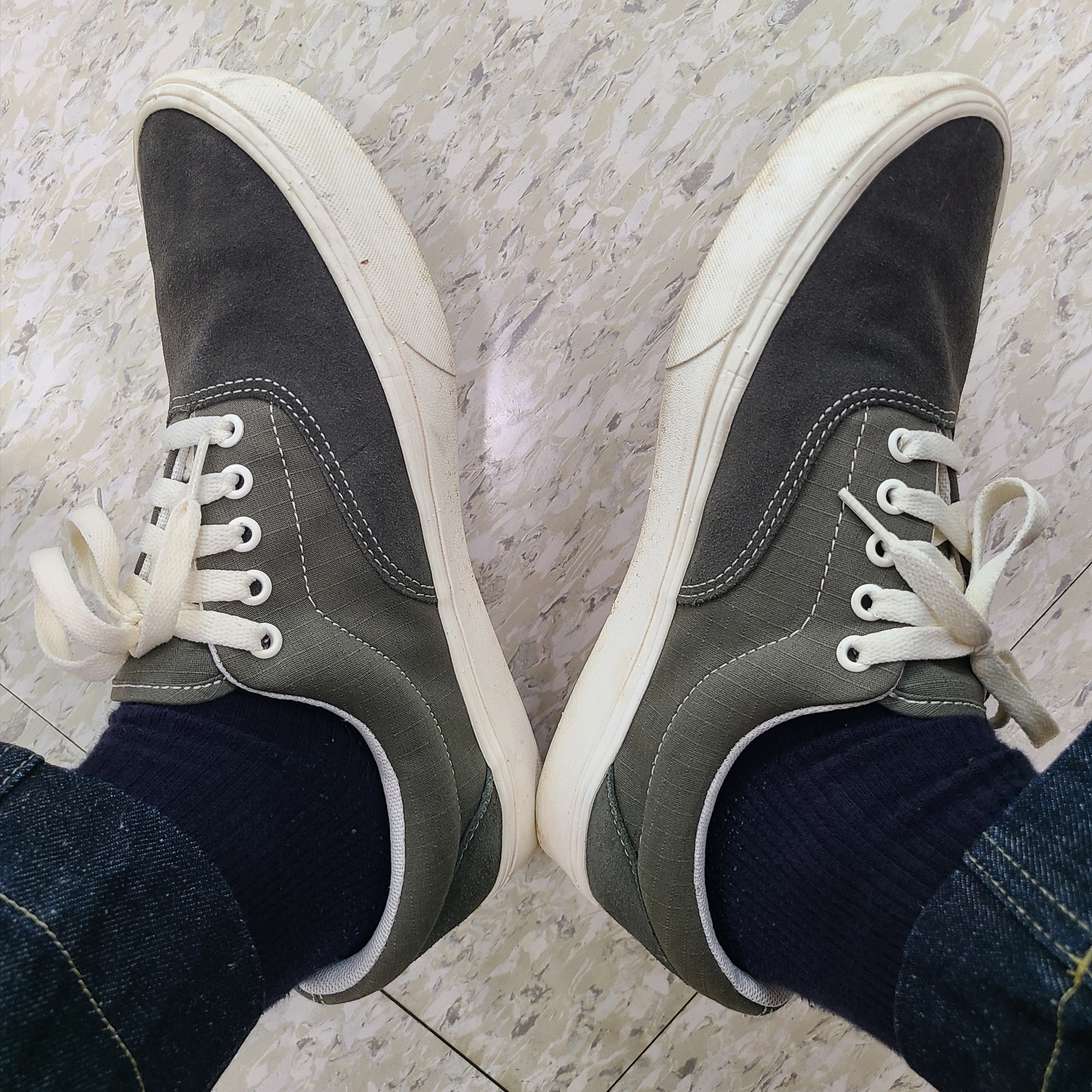 Studio Nicholson Pyad Denim Pants Indigo 착용 스타일 - 2