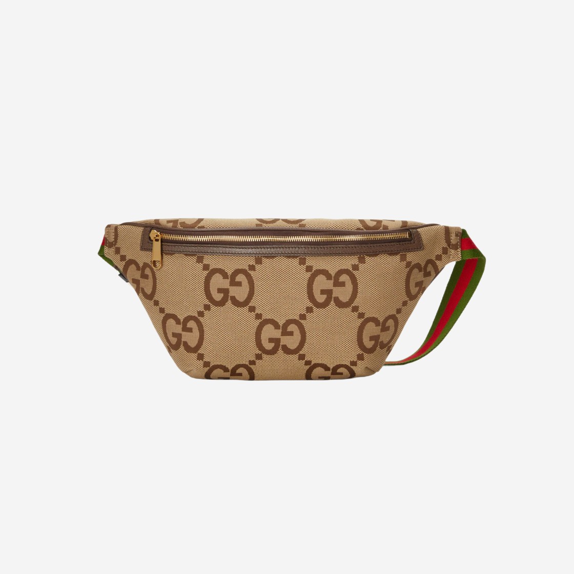 Gucci Jumbo GG Belt Bag Camel Ebony GG Canvas 상세 이미지 1