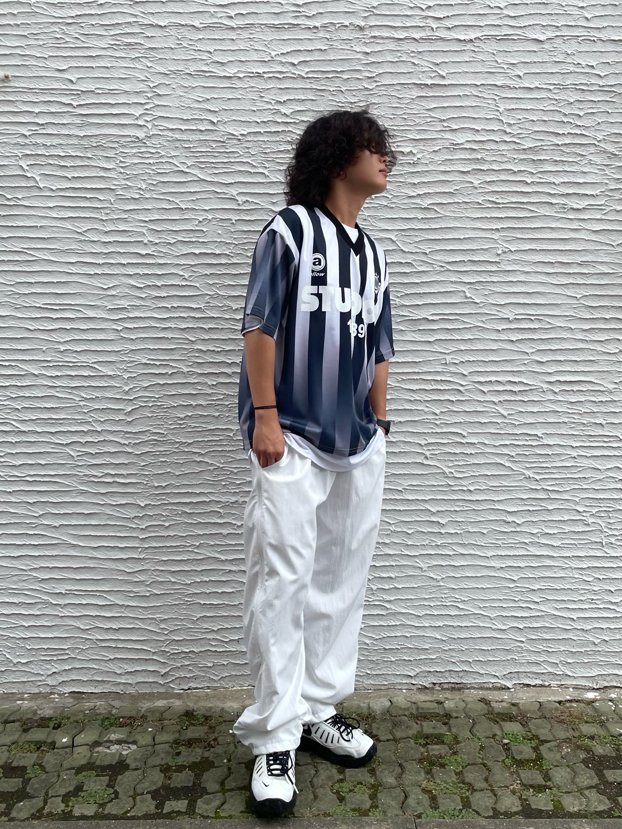Nike x Ambush Air Adjust Force SP Summit White and Black 착용 스타일 - 1