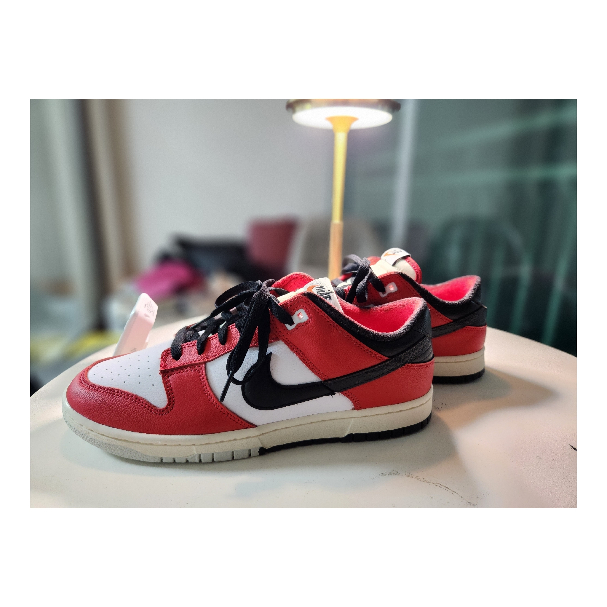Nike Dunk Low Retro PRM University Red Black 착용 스타일