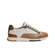 Hermes Trail Sneakers Calfskin & Multicolore Beige Sable
