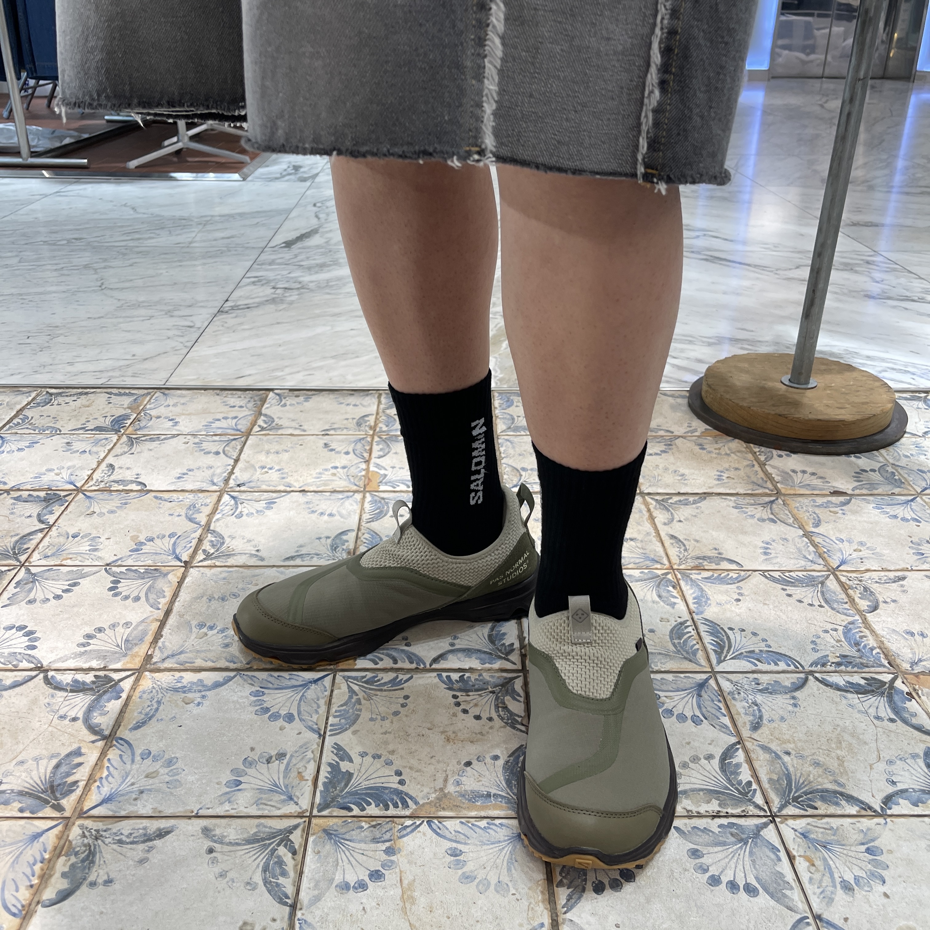 Salomon x PNS RX Snug Light Olive 착용 스타일 - 2
