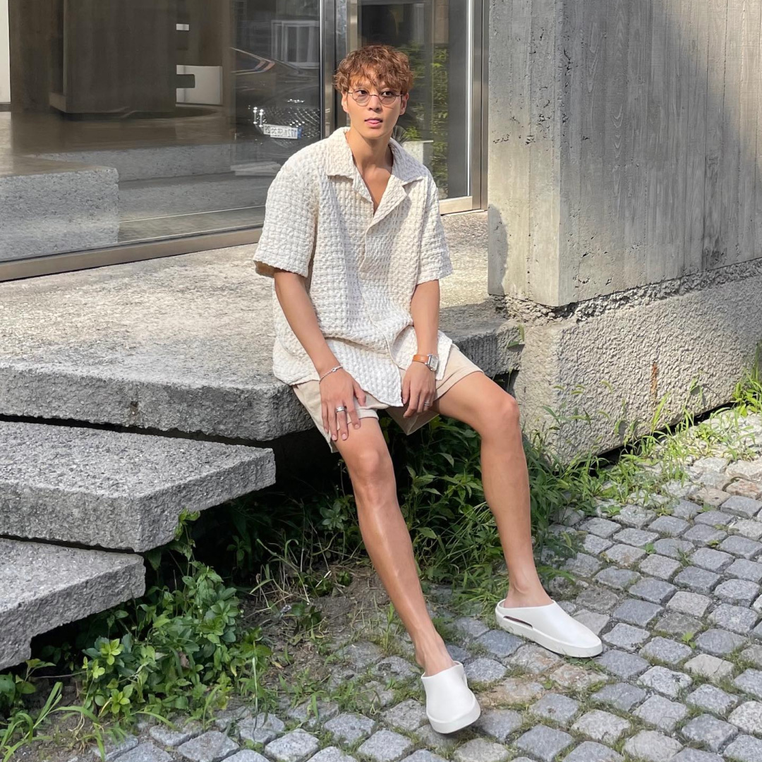 Fear of God The California Greige 착용 스타일 - 2