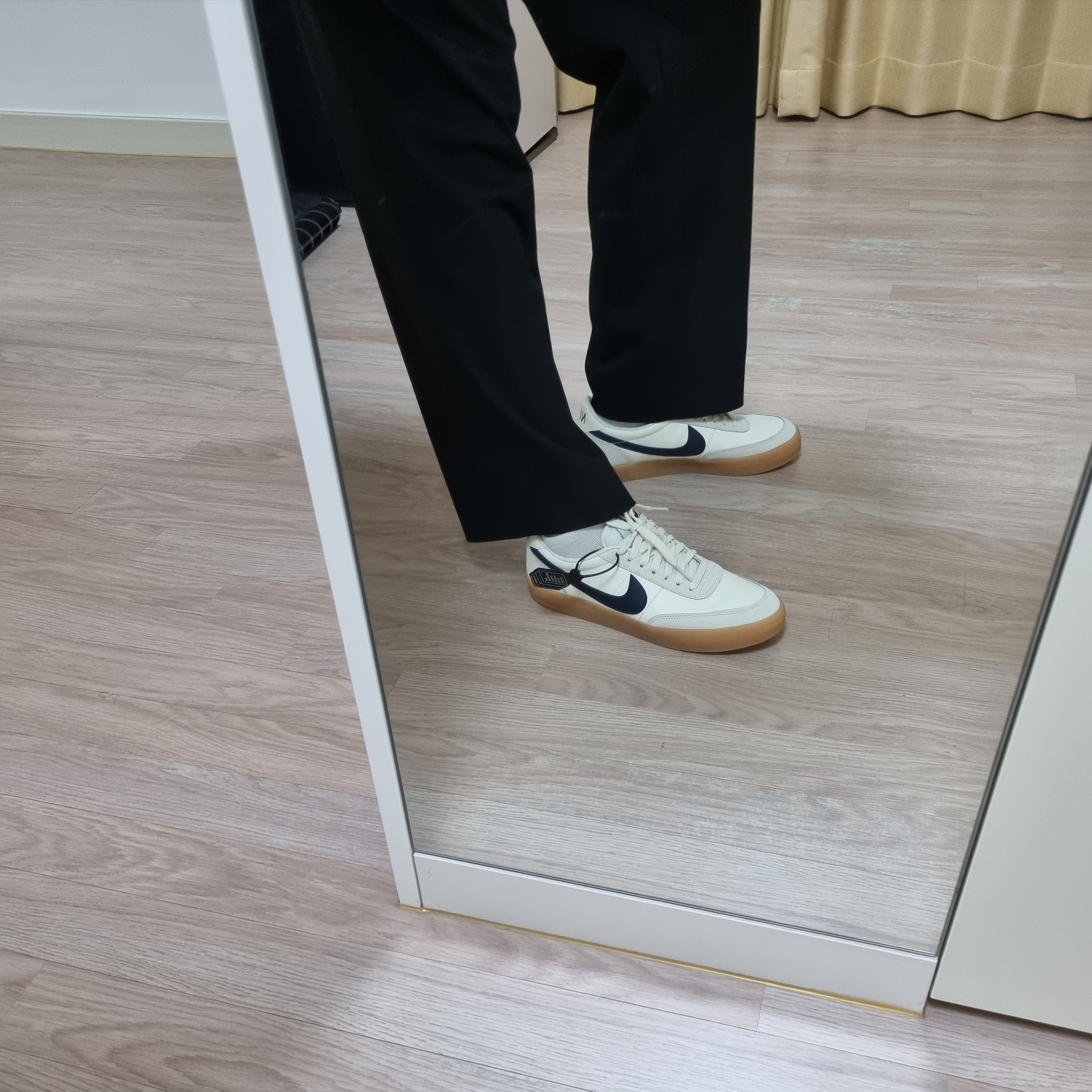 Nike x J.Crew Killshot 2 Sail Midnight Navy 착용 스타일 - 2