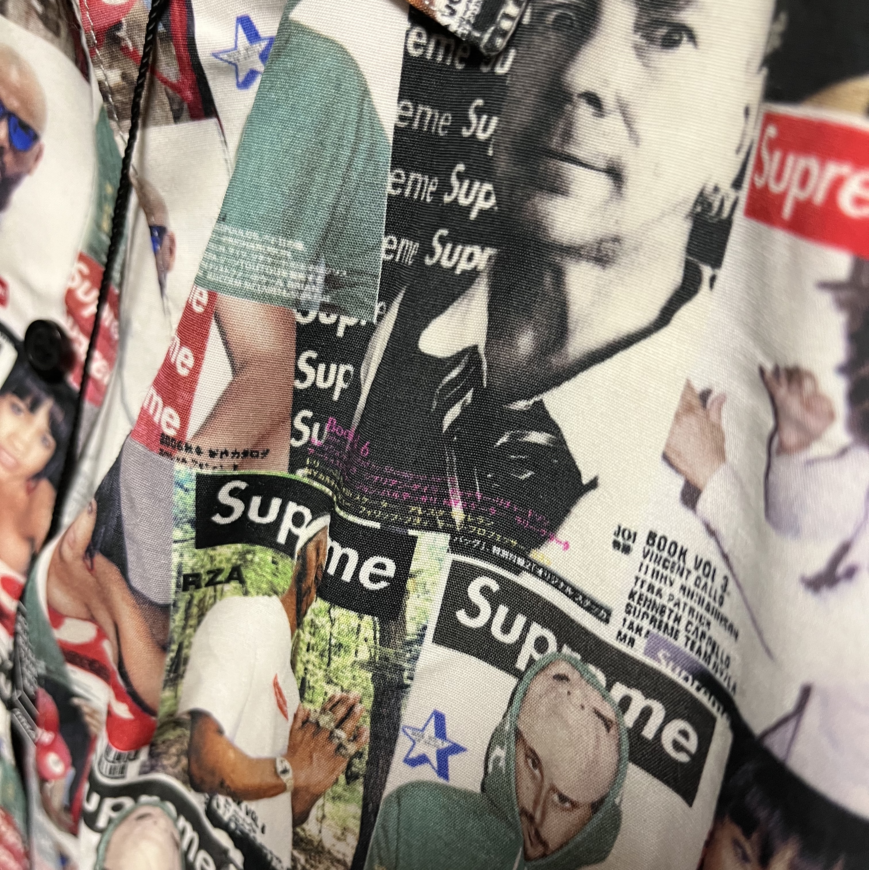 Supreme Magazine S/S Shirt Multicolor - 23SS 착용 스타일