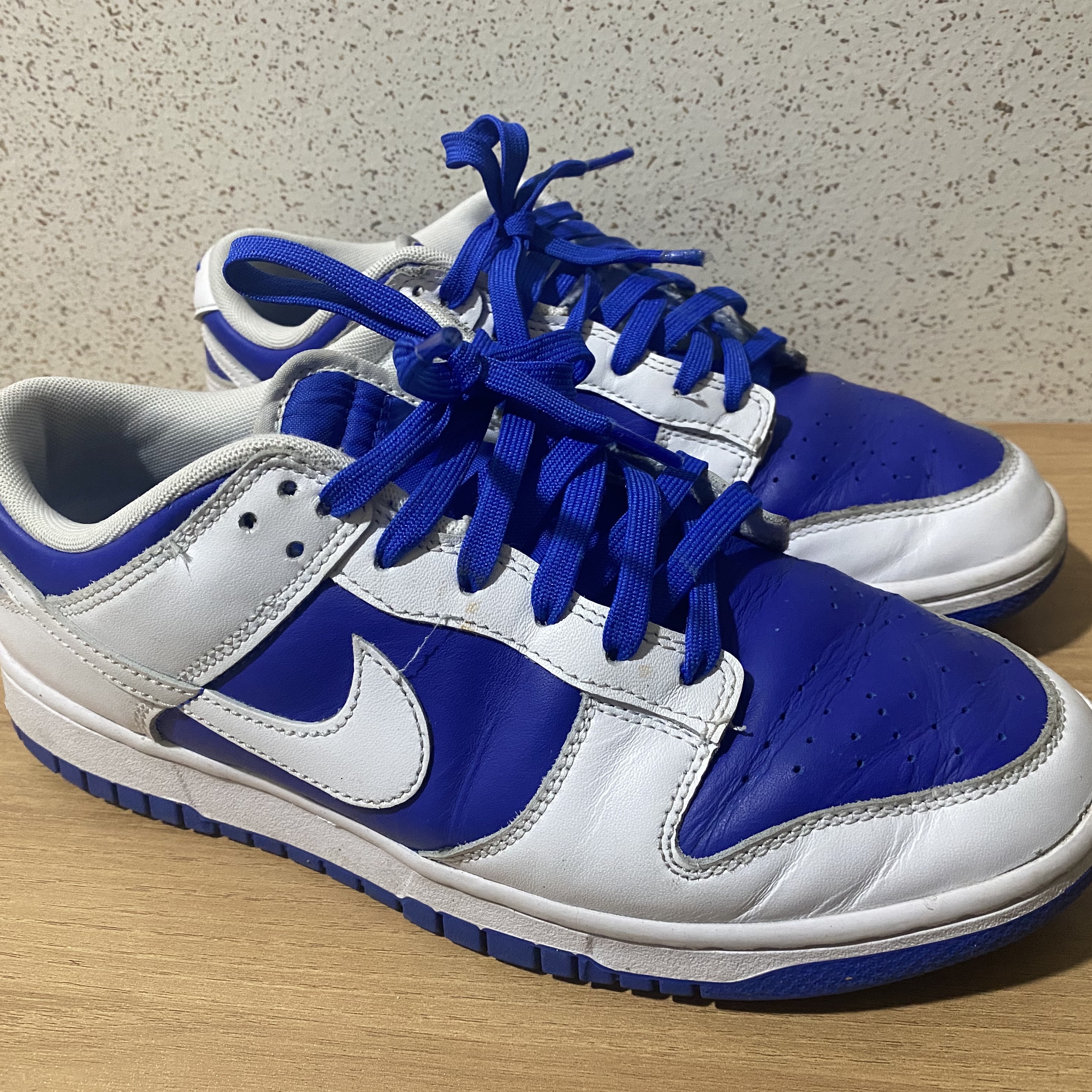 Nike Dunk Low Retro Racer Blue and White 착용 스타일