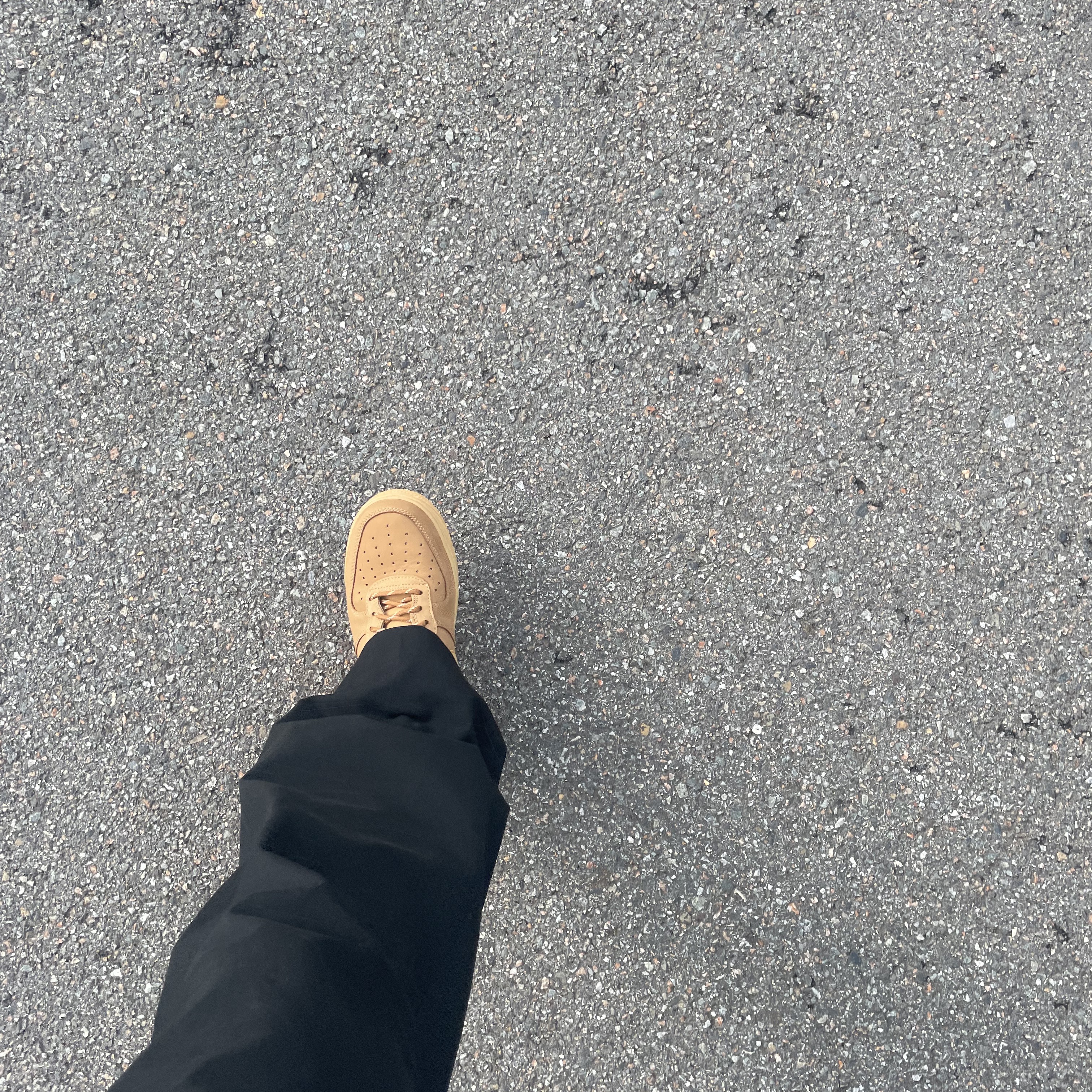 Nike Air Force 1 '07 WB Flax 착용 스타일