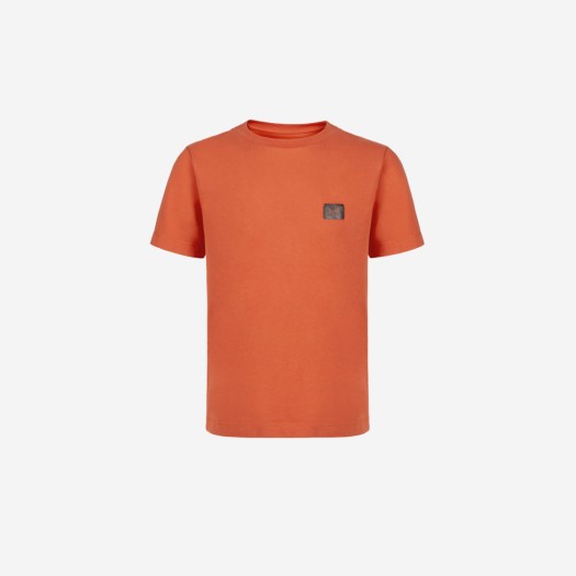 (키즈) C.P. 컴퍼니 U16 30/1 저지 로고 티셔츠 하베스트 펌킨 오렌지 - 23SS