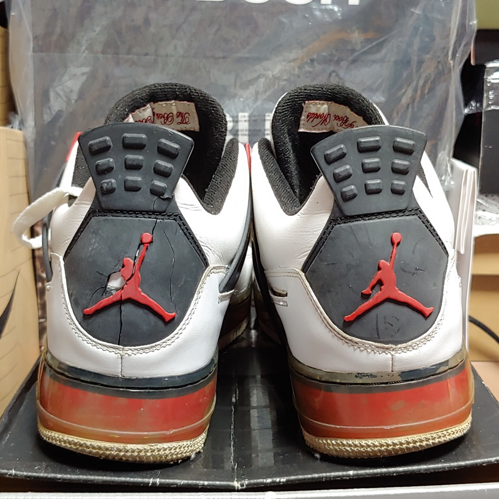 Jordan Fusion 4 Cement 착용 스타일 - 4