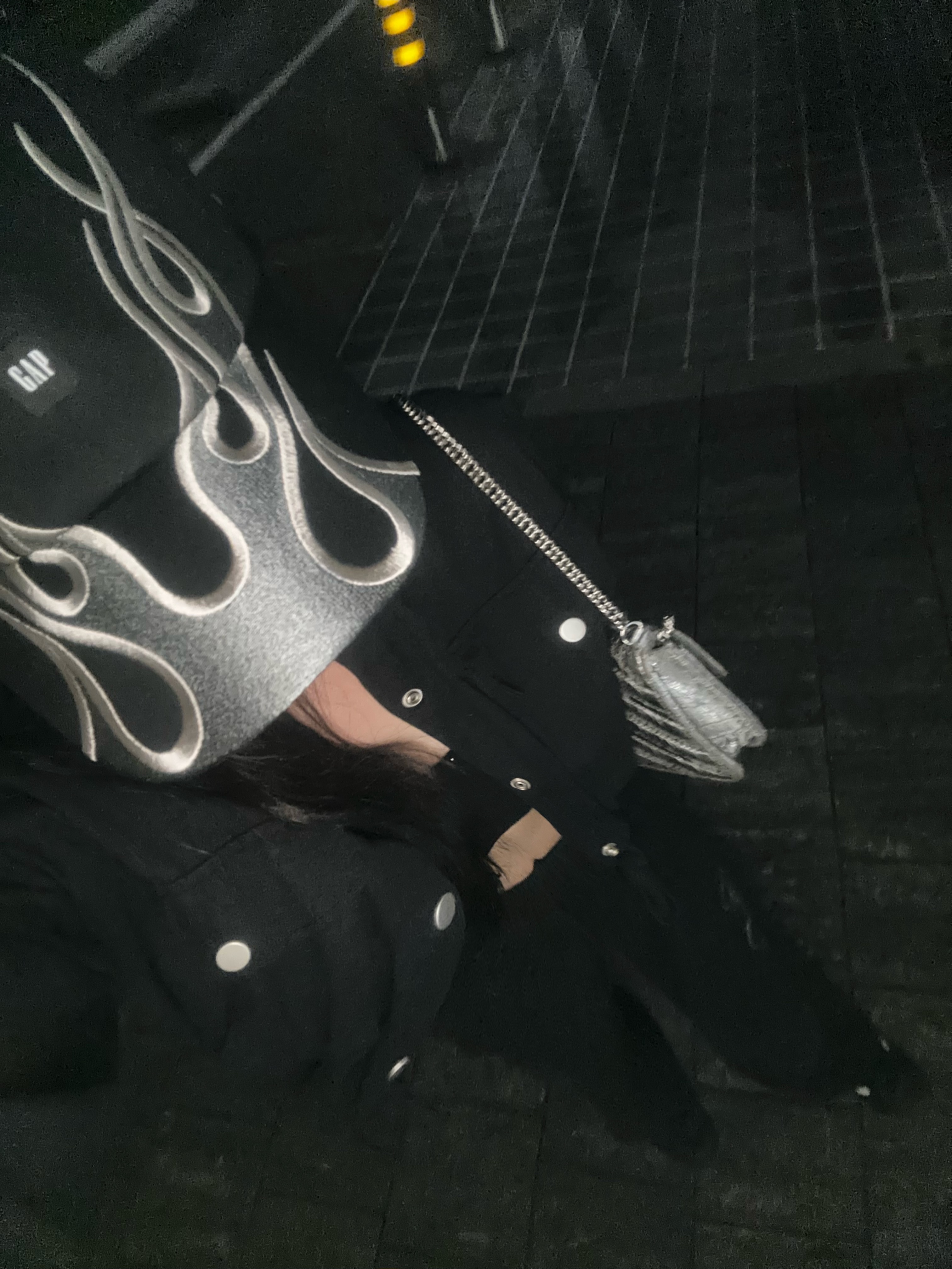 Yeezy Gap Engineered By Balenciaga Flame Cap Black, Adidas Superstar Core Black White 착용 스타일 - 1
