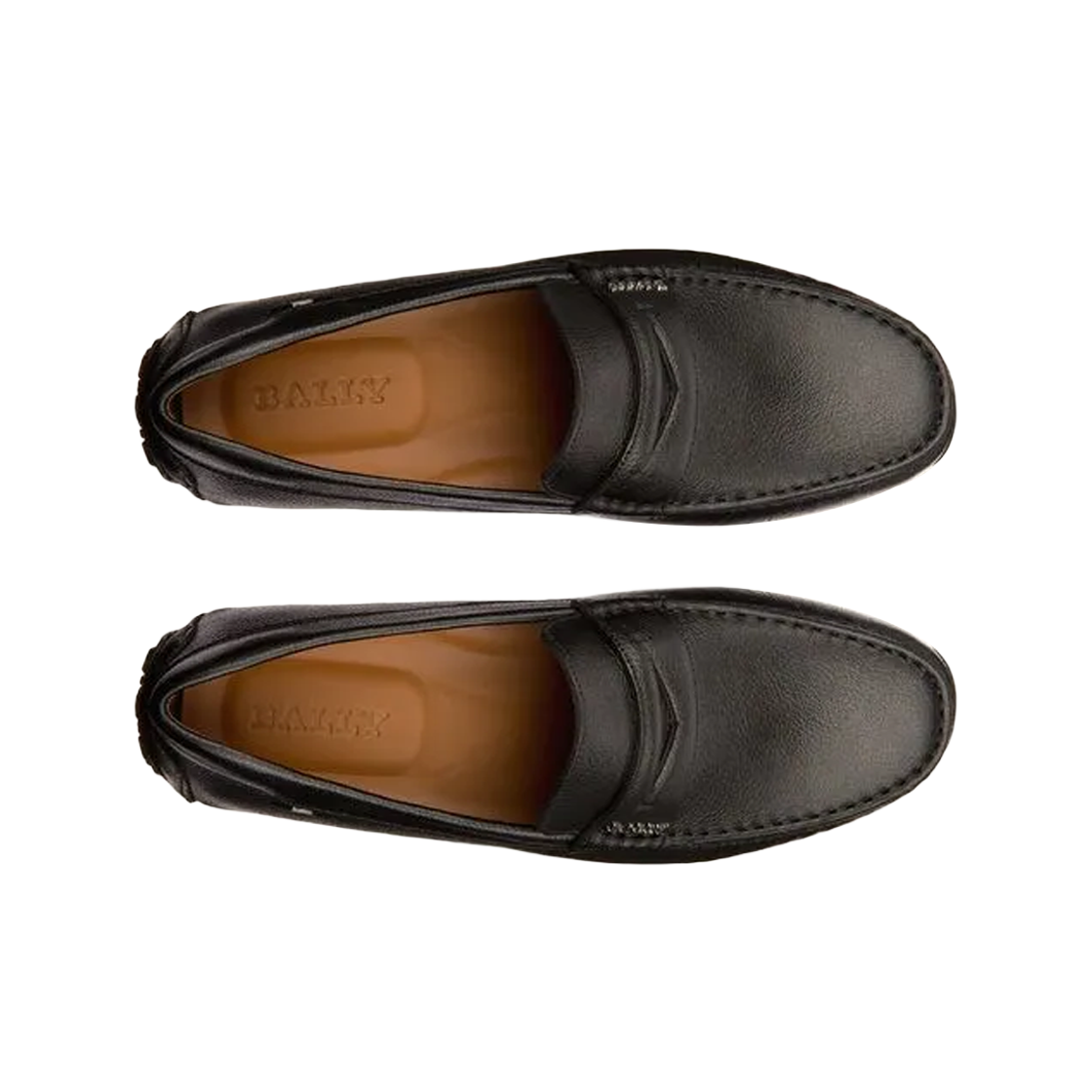발리 파벨 레더 드라이버 블랙 - 와이드(Bally Pavel Leather Drivers Black - Wide) - 2