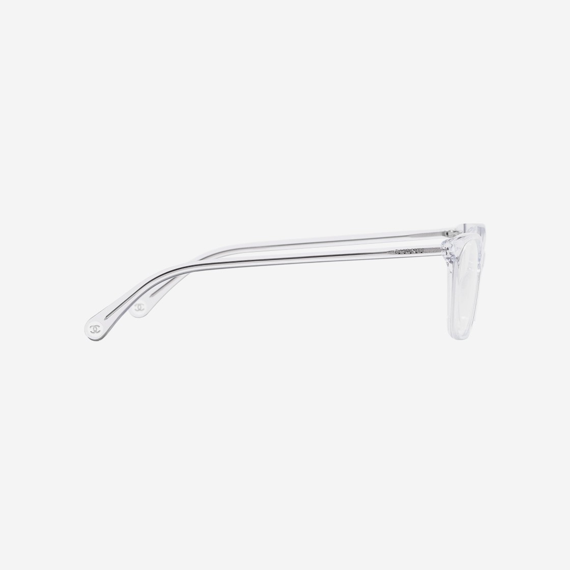 Chanel Rectangle Eyeglasses Acetate & Transparent 상세 이미지 3