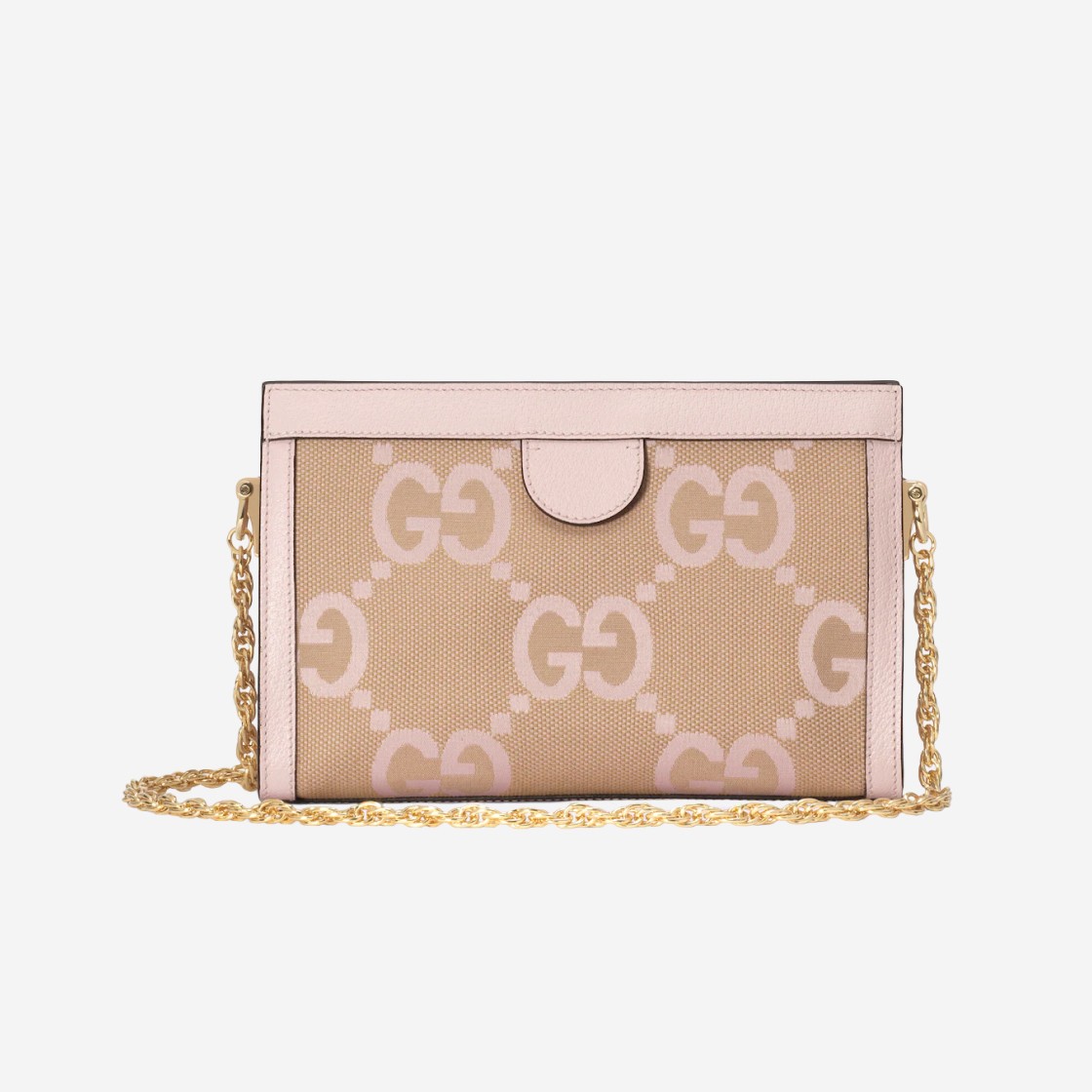 Gucci Ophidia Jumbo GG Small Shoulder Bag Camel Light Pink 상세 이미지 3