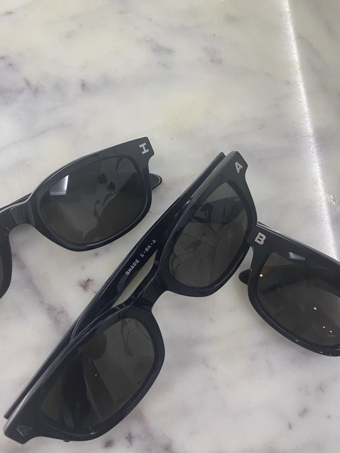 IAB Studio Sunglasses B Black, IAB Studio Sunglasses A Black 착용 스타일