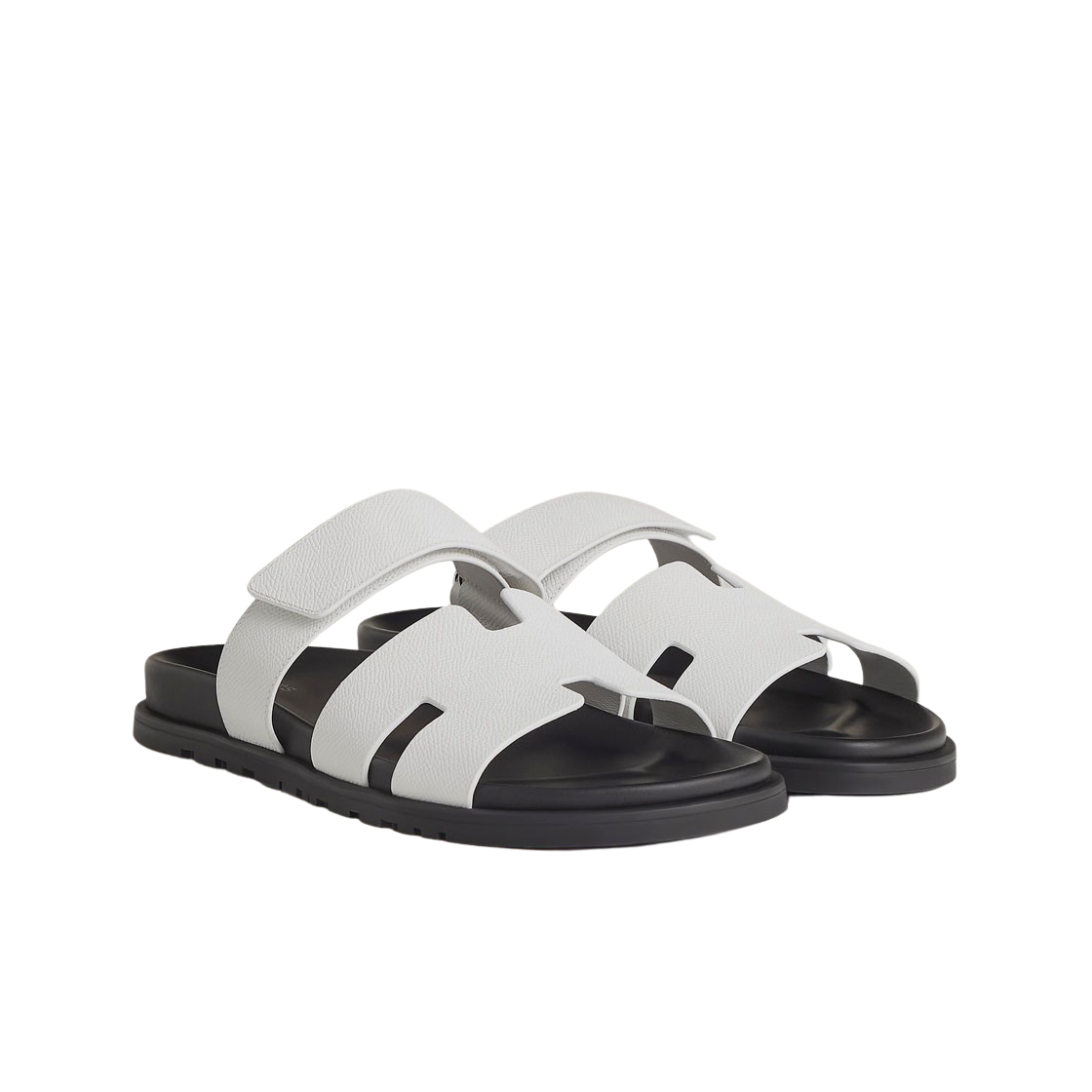 에르메스 시프레 샌들 앱송 & 블랑(Hermes Chypre Sandal Epsom & Blanc) - 2