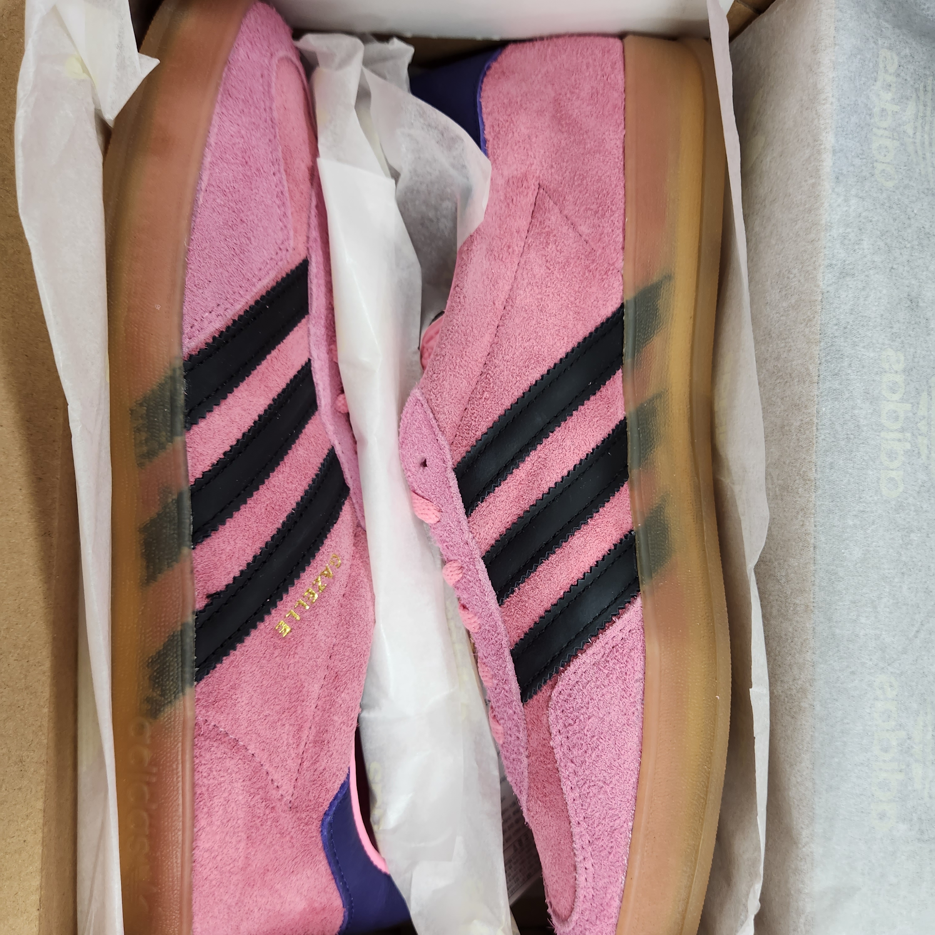 (W) Adidas Gazelle Indoor Bliss Pink 착용 스타일