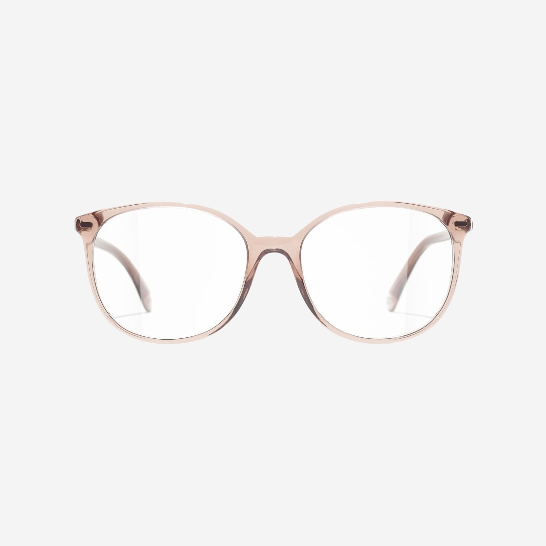 Chanel Pantos Eyeglasses Acetate & Transparent Brown 상세 이미지 1