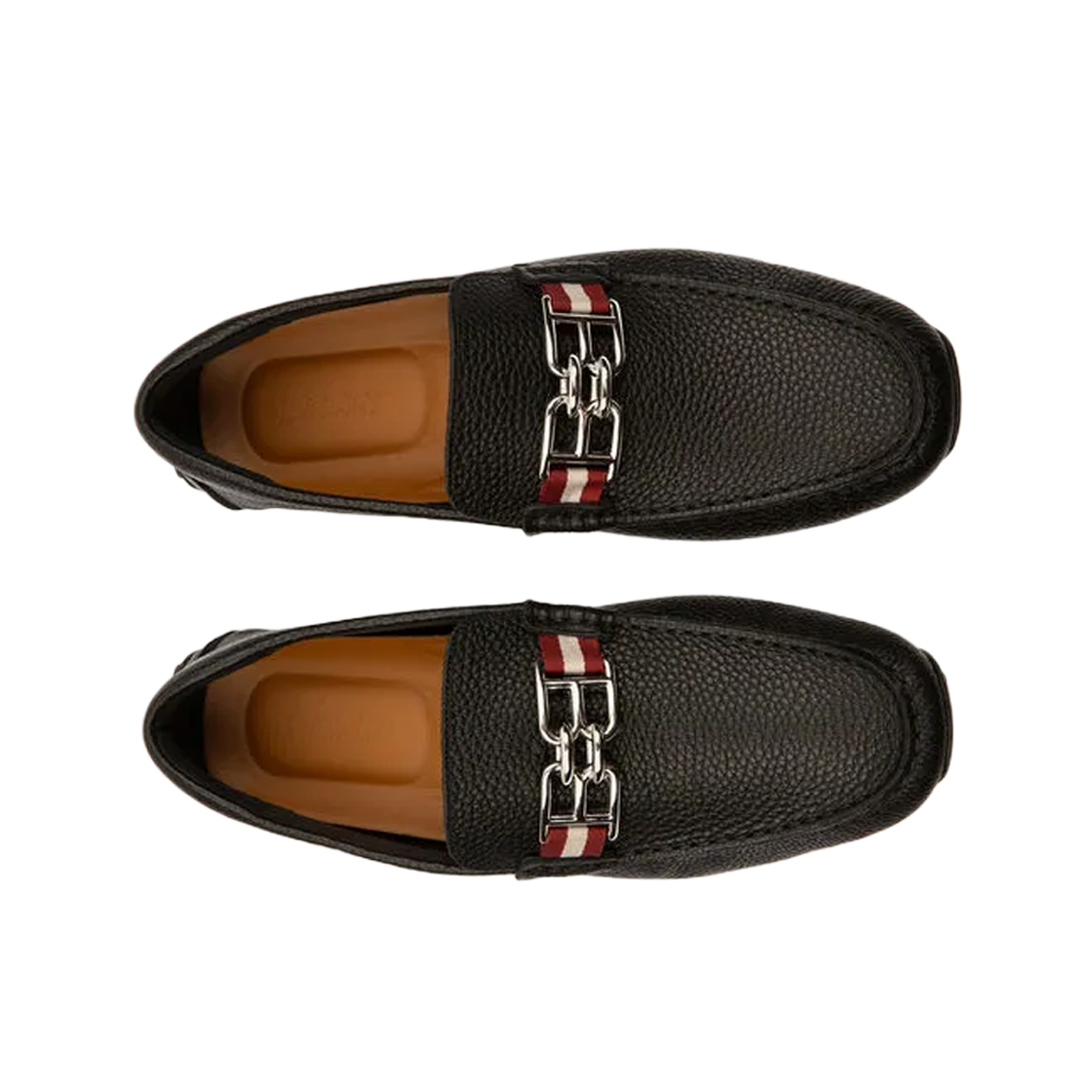 발리 파살 레더 드라이버 블랙 - 와이드(Bally Parsal Leather Drivers Black - Wide) - 2