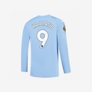 Puma Manchester City 2023/24 Home LS Jersey Team Light Blue Erling Haaland (Premier League Full Marking Ver.)