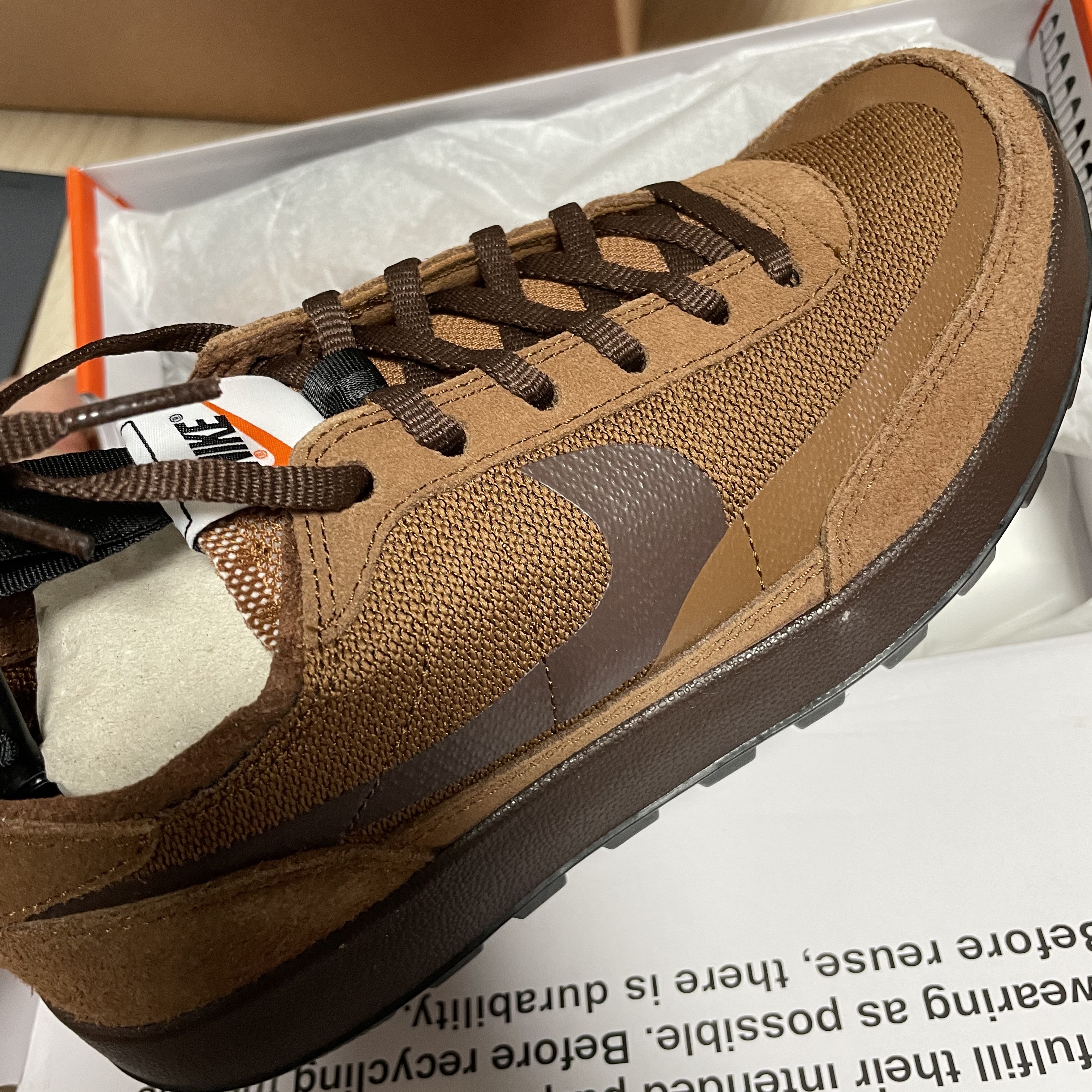 Nike x Tom Sachs General Purpose Shoe Brown 착용 스타일