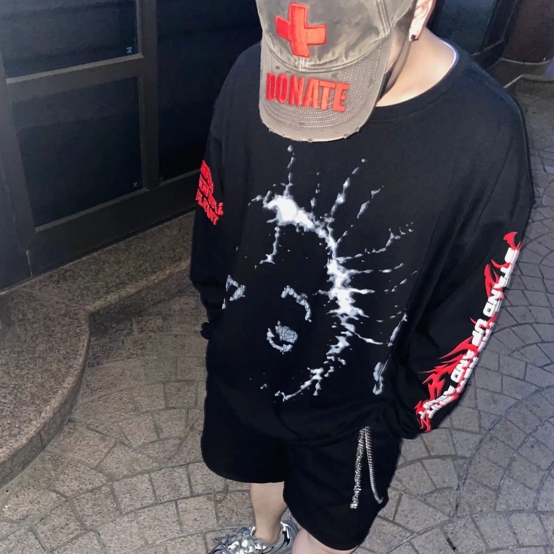 [KREAM 단독] Ourpas 061 Hell Runner Long Sleeve Black 착용 스타일