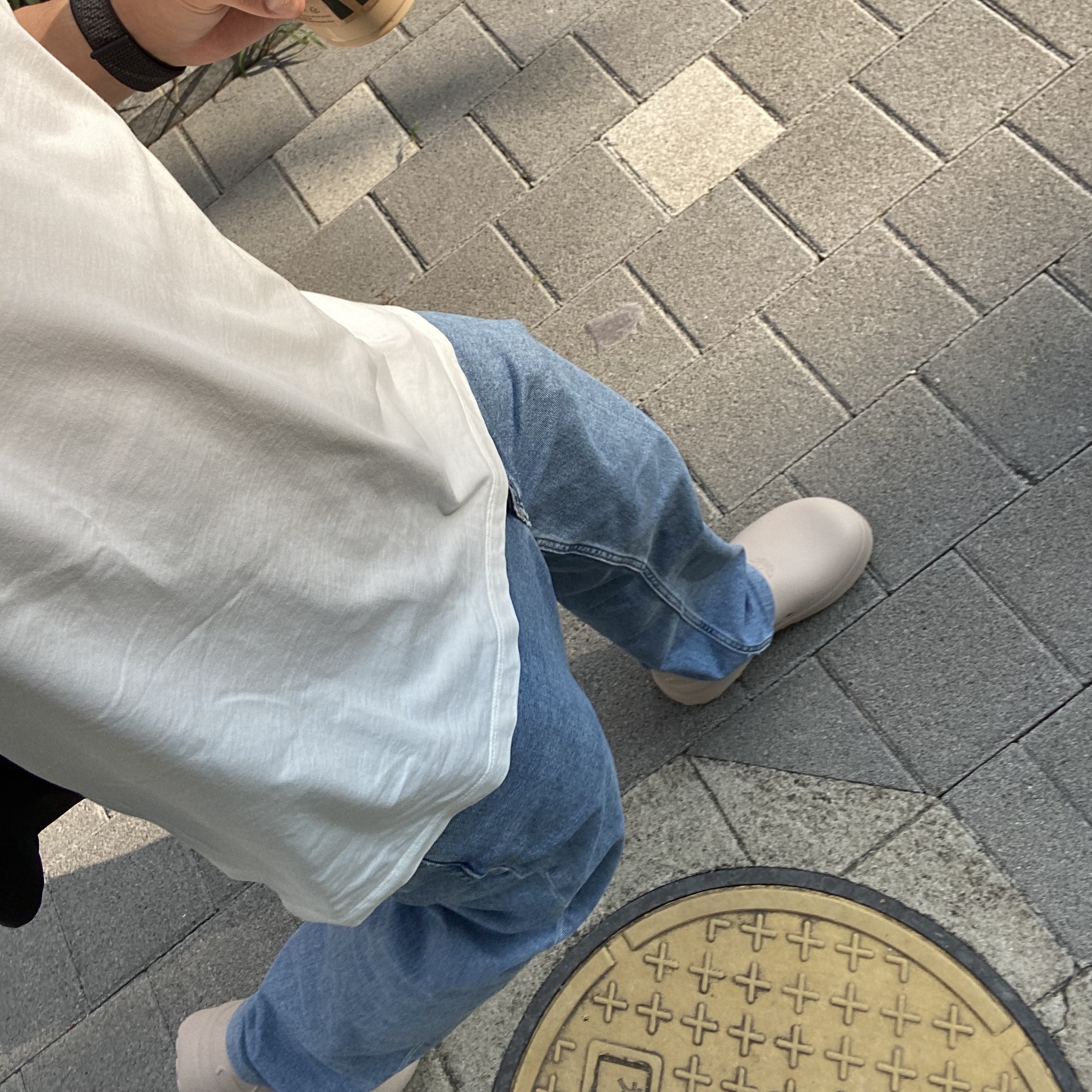 (W) Adidas Adifom Stan Smith Mule Wonder Taupe 착용 스타일