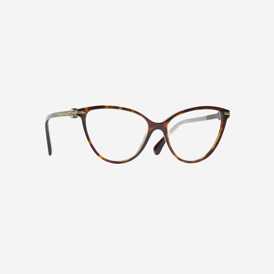 Chanel Cat Eye Eyeglasses Acetate & Dark Tortoise 상세 이미지 2