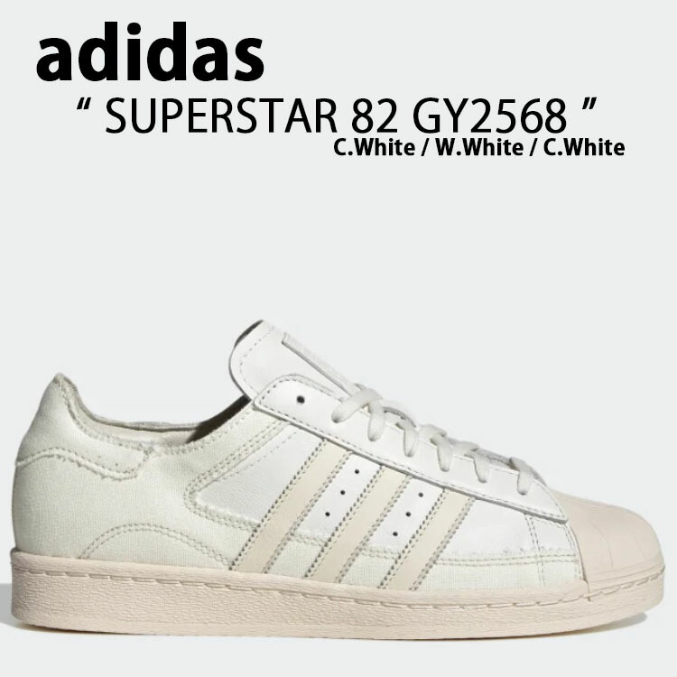 Adidas Superstar 82 Wonder White Cream White 착용 스타일 - 4
