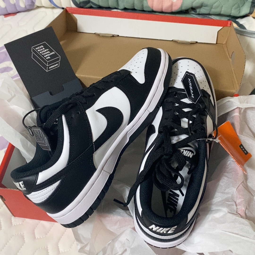 (W) Nike Dunk Low Black 착용 스타일