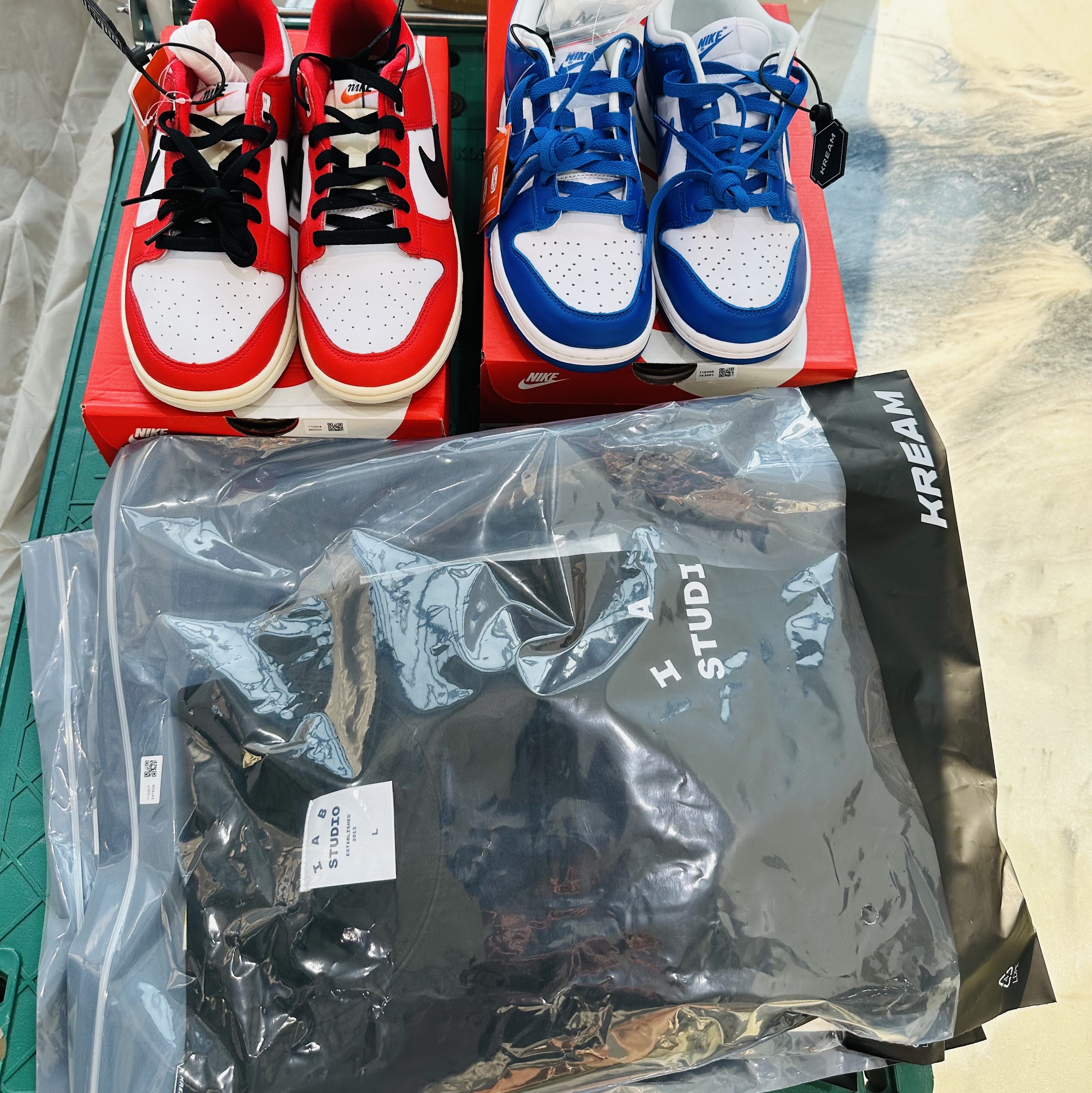 Nike Dunk Low SP Kentucky 2022, Nike Dunk Low Retro PRM University Red Black 착용 스타일