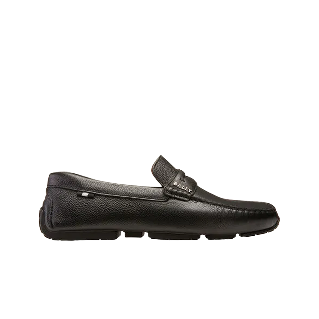 6217577 Bally Pavel Leather Drivers Black - Wide