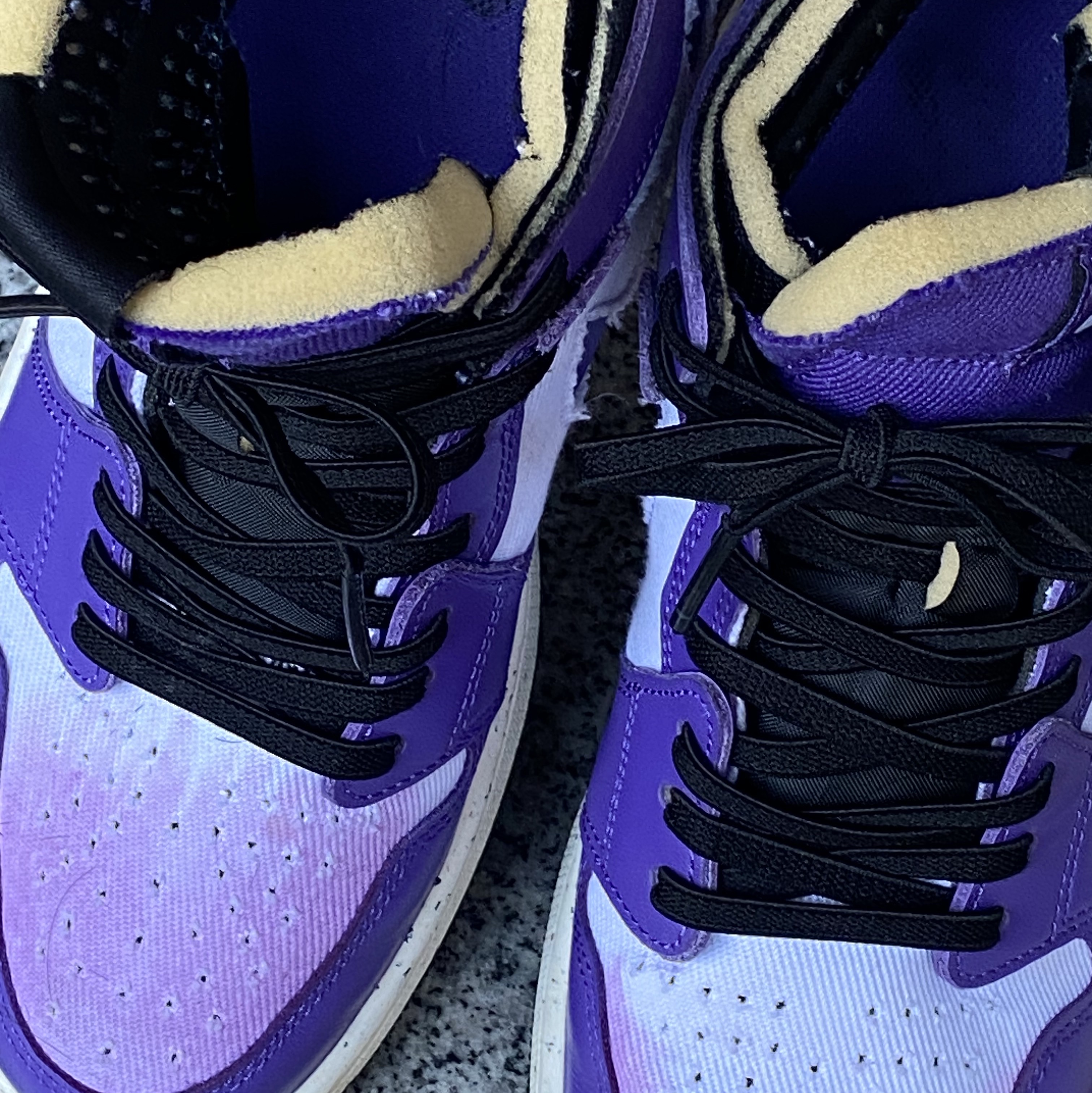 Jordan 1 Zoom Air CMFT Dark Iris 착용 스타일