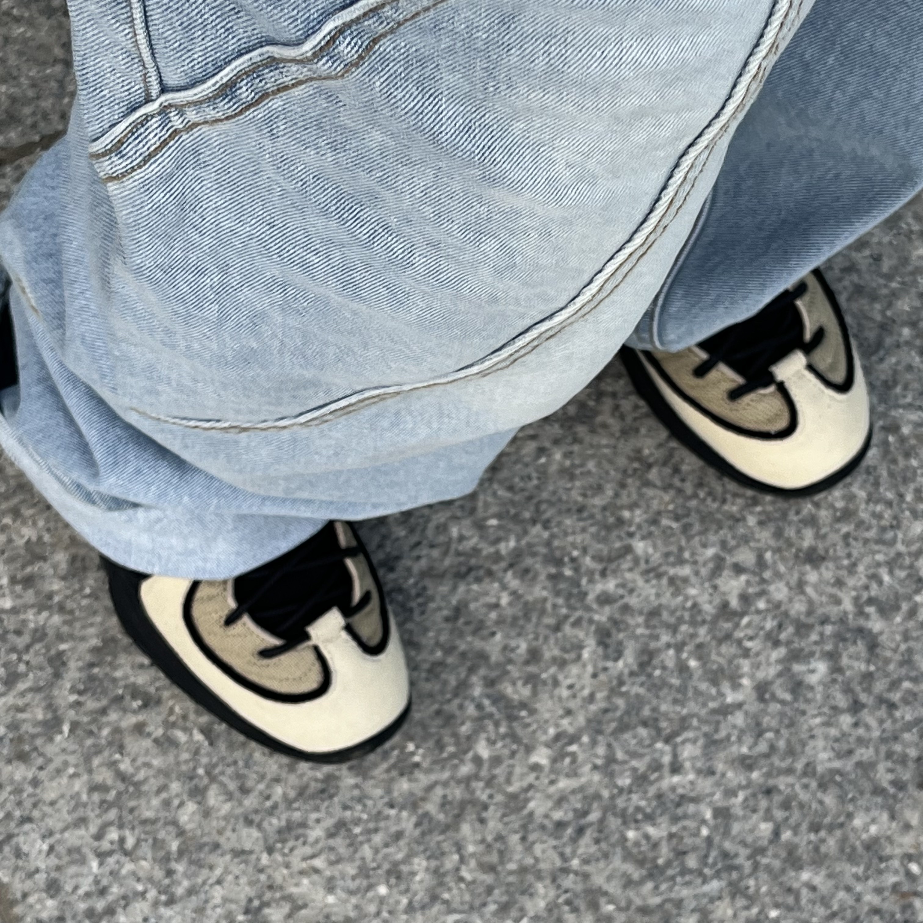 Nike x Stussy Air Penny II Rattan and Limestone 착용 스타일 - 1
