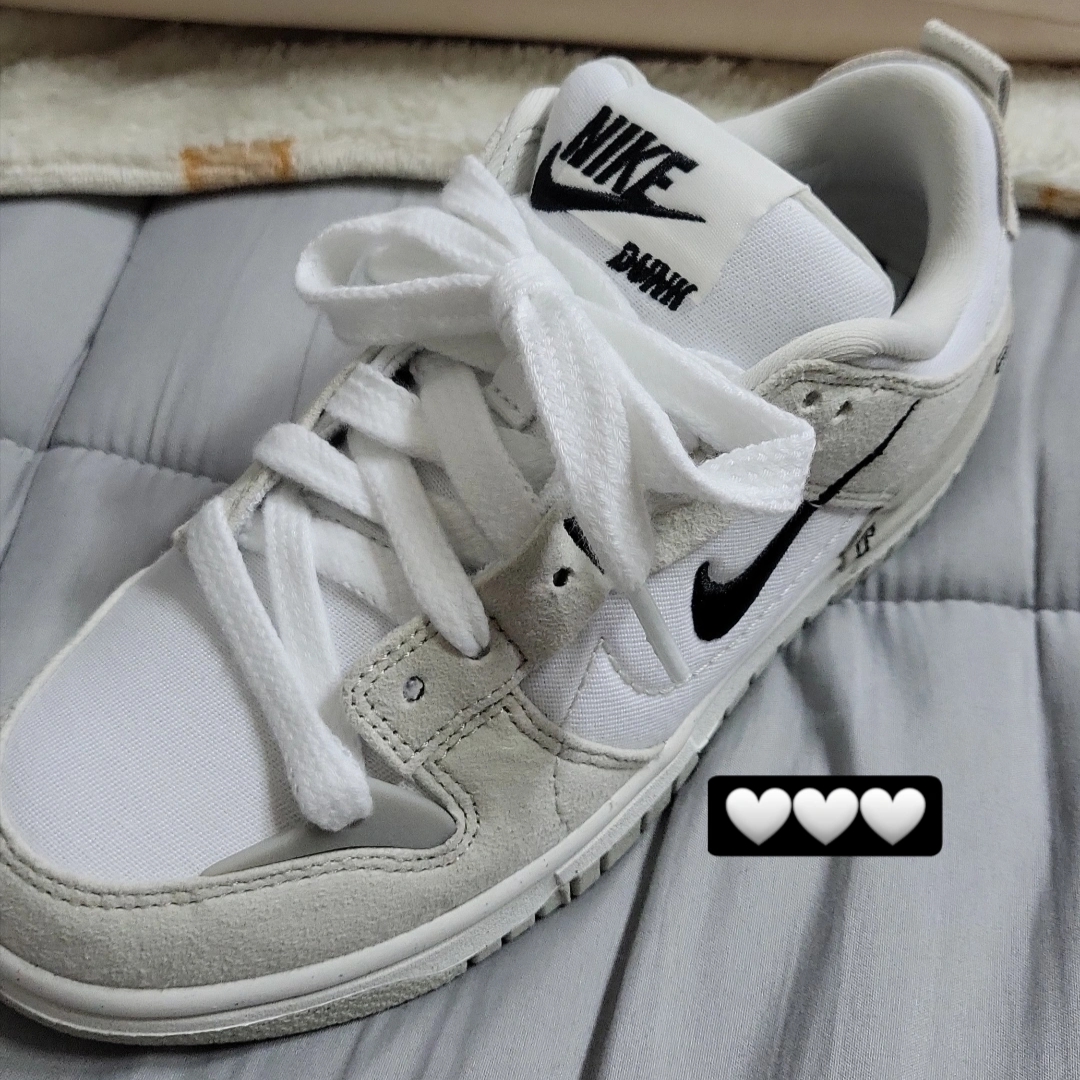 (W) Nike Dunk Low Disrupt 2 White Light Bone 착용 스타일