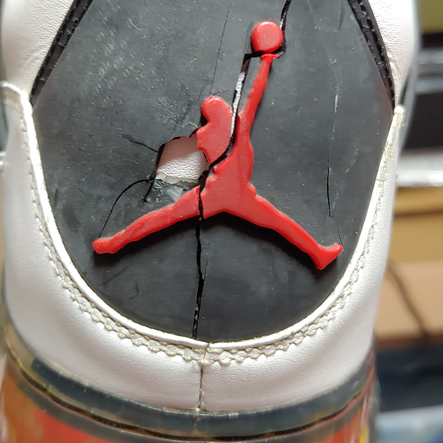 Jordan Fusion 4 Cement 착용 스타일 - 1