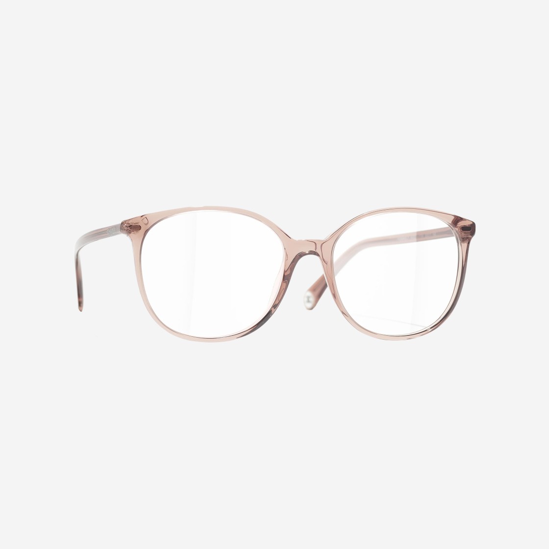 Chanel Pantos Eyeglasses Acetate & Transparent Brown 상세 이미지 2