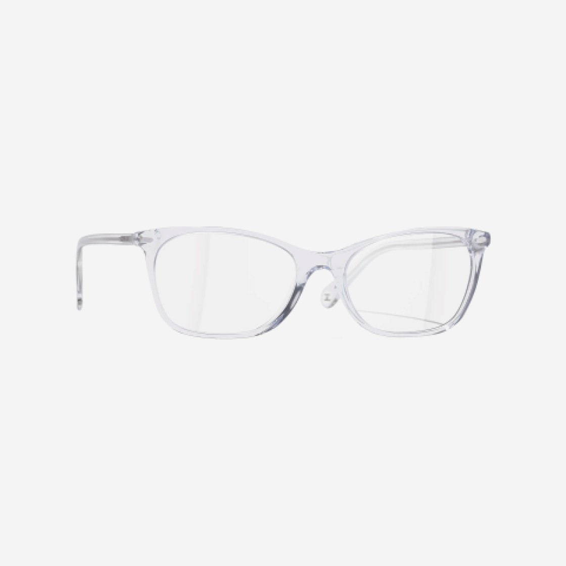 Chanel Rectangle Eyeglasses Acetate & Transparent 상세 이미지 2