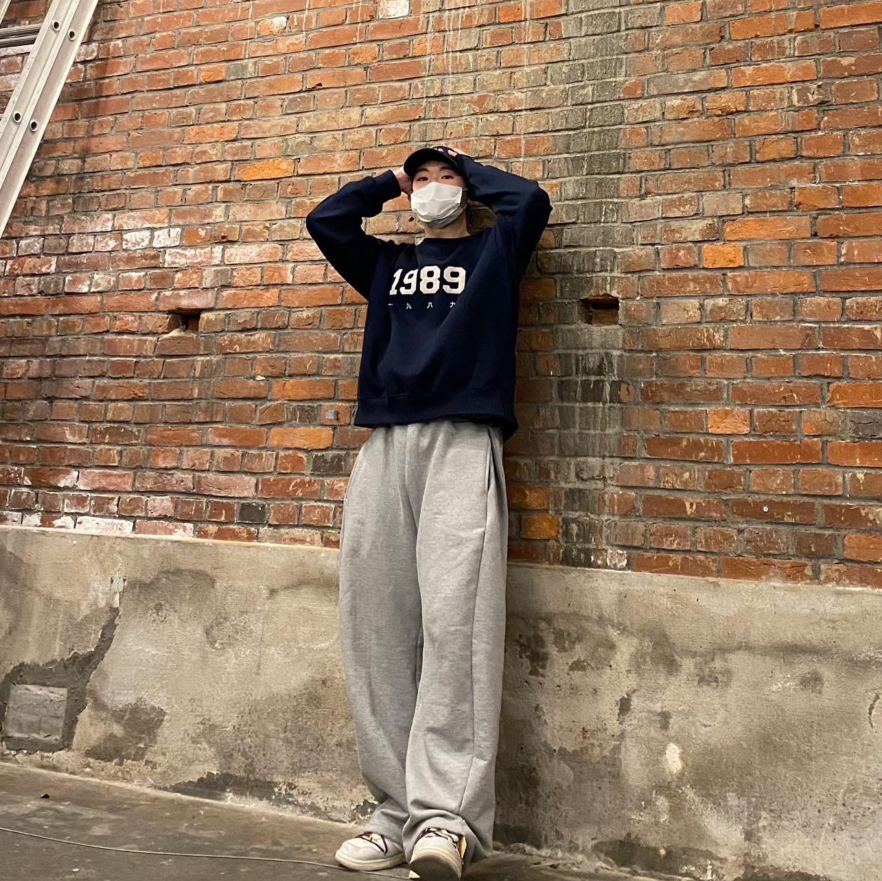 A.P.C. Charlie Baseball Cap Indigo, Nike x Off-White Dunk Low The 50 - Lot 46 착용 스타일