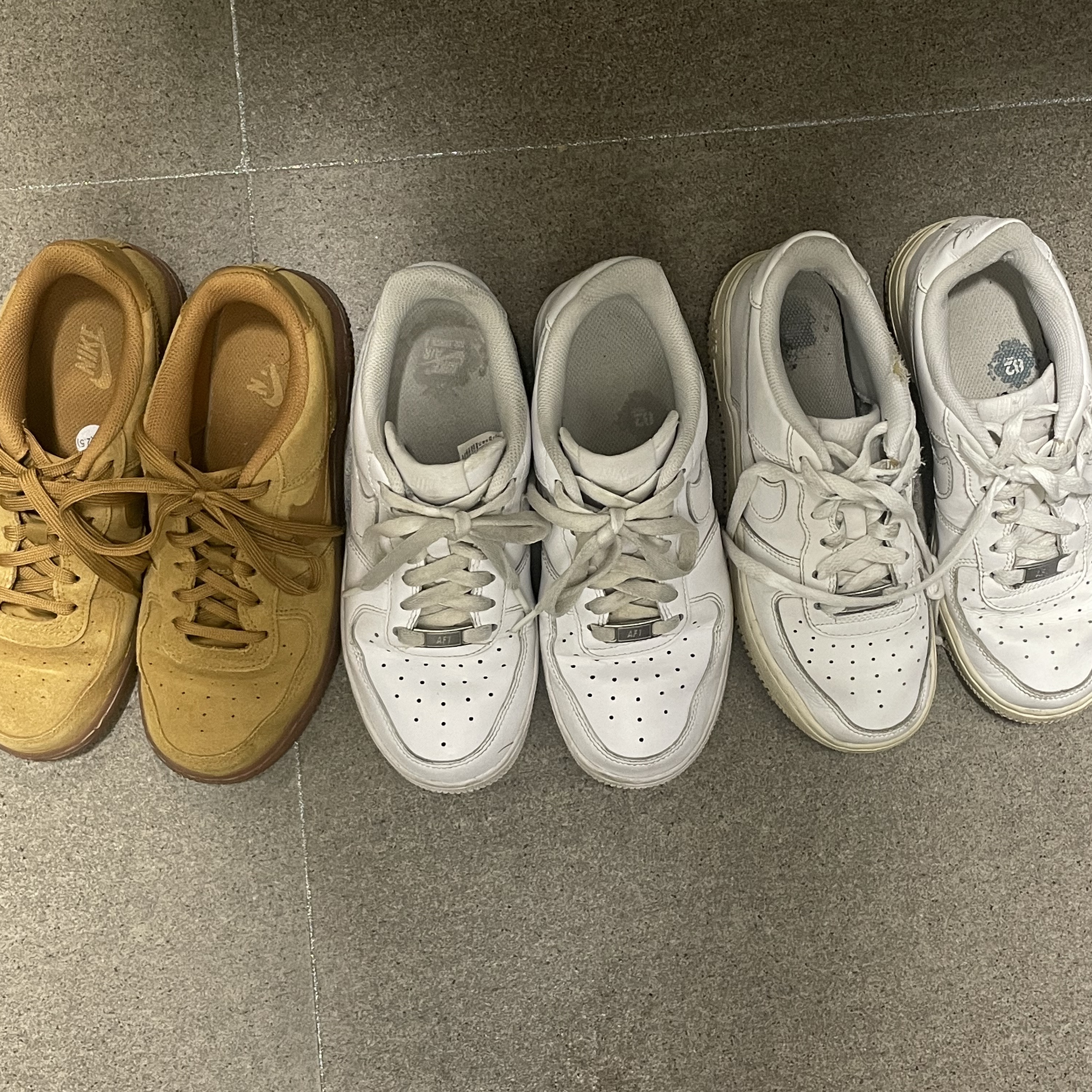 (GS) Nike Air Force 1 LV8 3 Wheat 착용 스타일 - 3