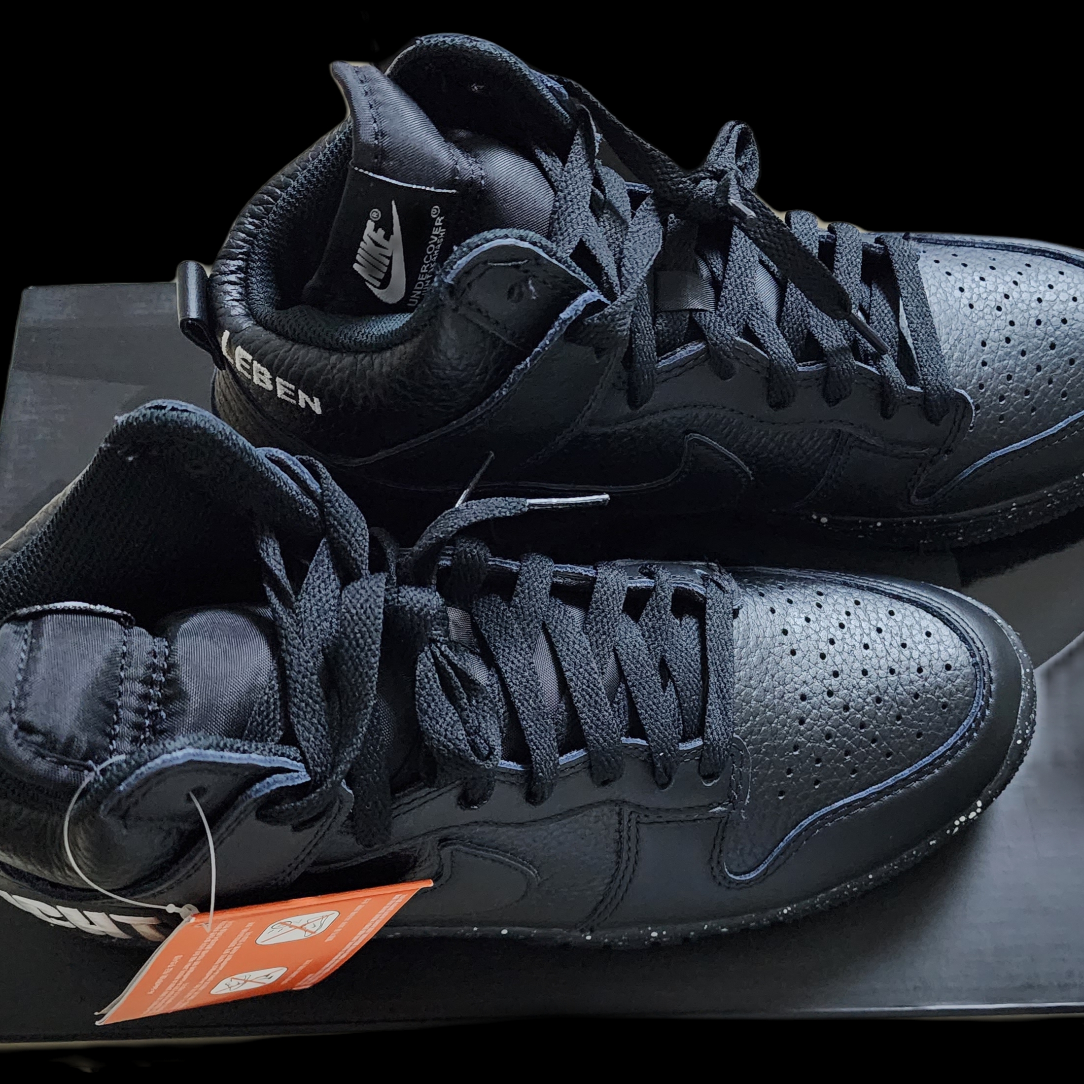 Nike x Undercover Dunk High 1985 Black 착용 스타일