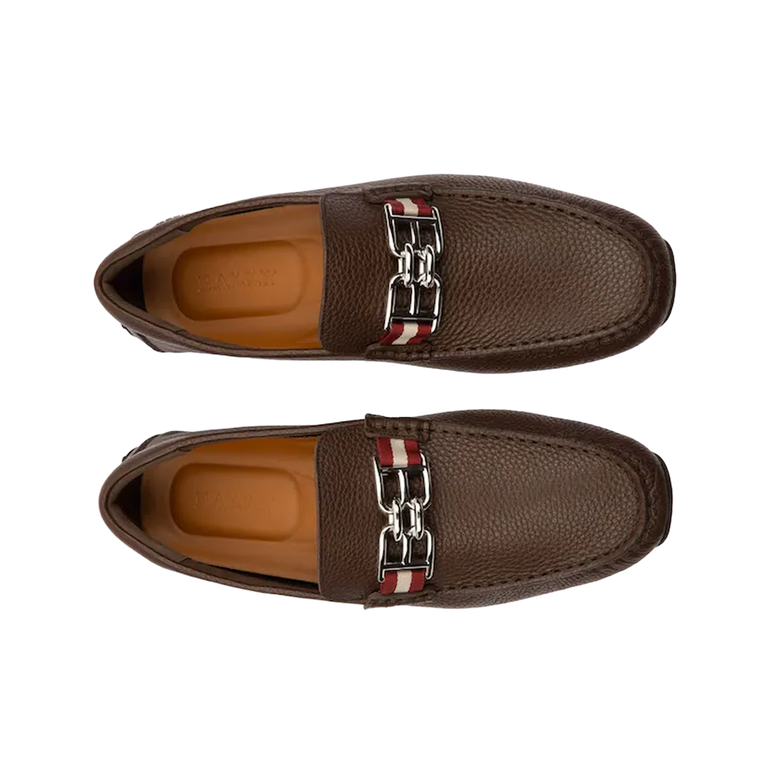 발리 파살 레더 드라이버 브라운 - 와이드(Bally Parsal Leather Drivers Brown - Wide) - 2