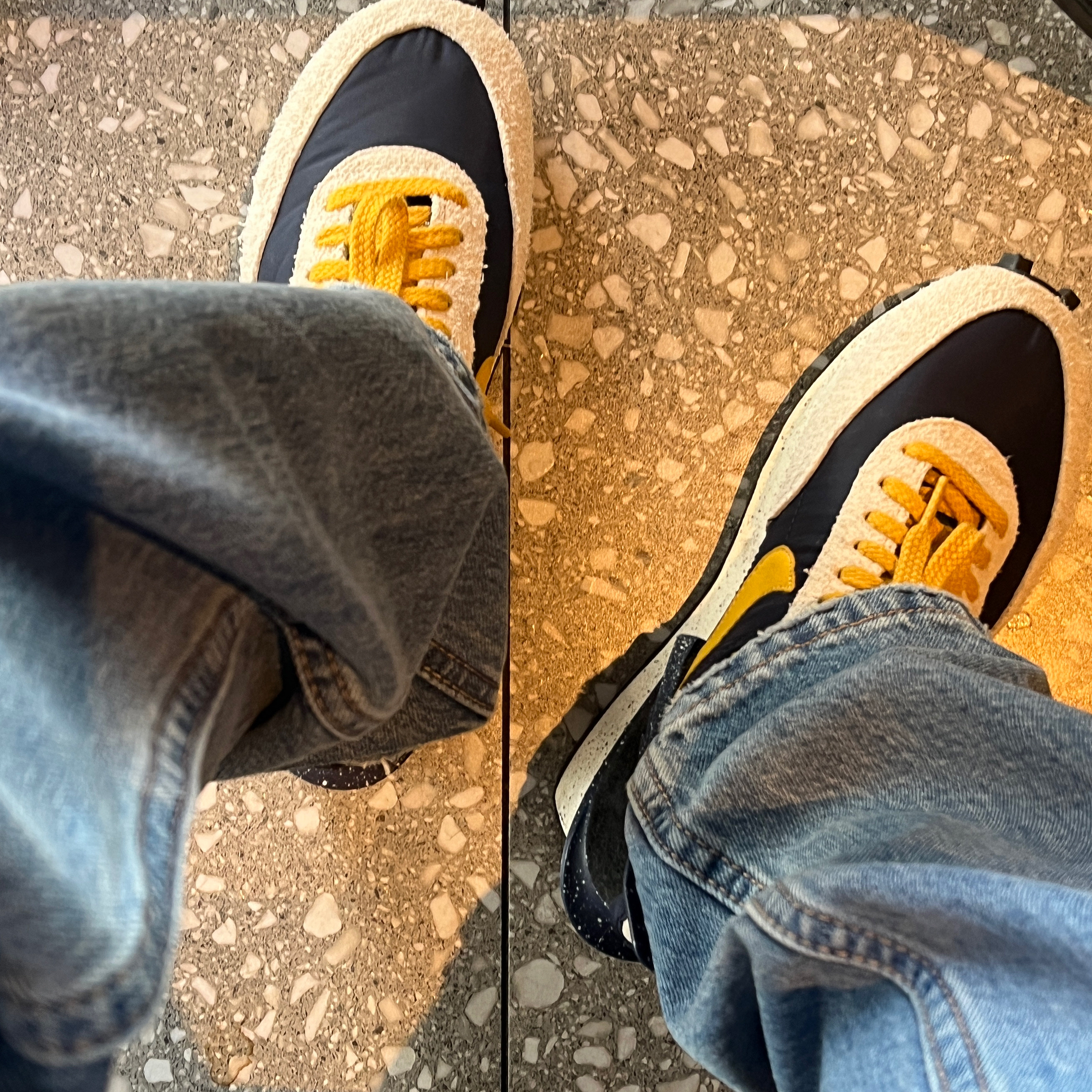 (W) Nike x Undercover Daybreak Obsidian 착용 스타일