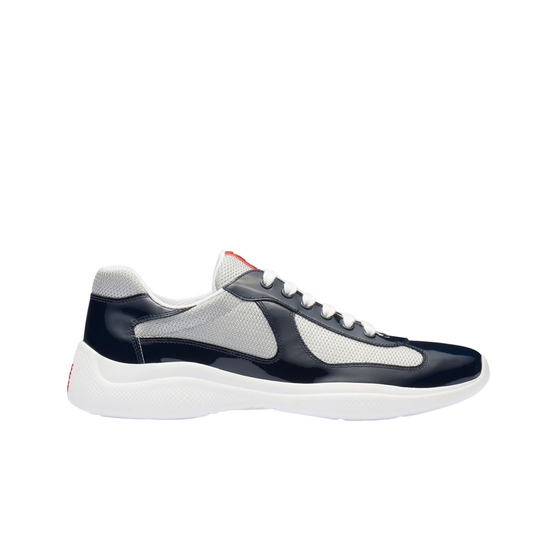 4E3400-ASZ-F0FJT Prada America's Cup Sneakers Royal Blue Silver