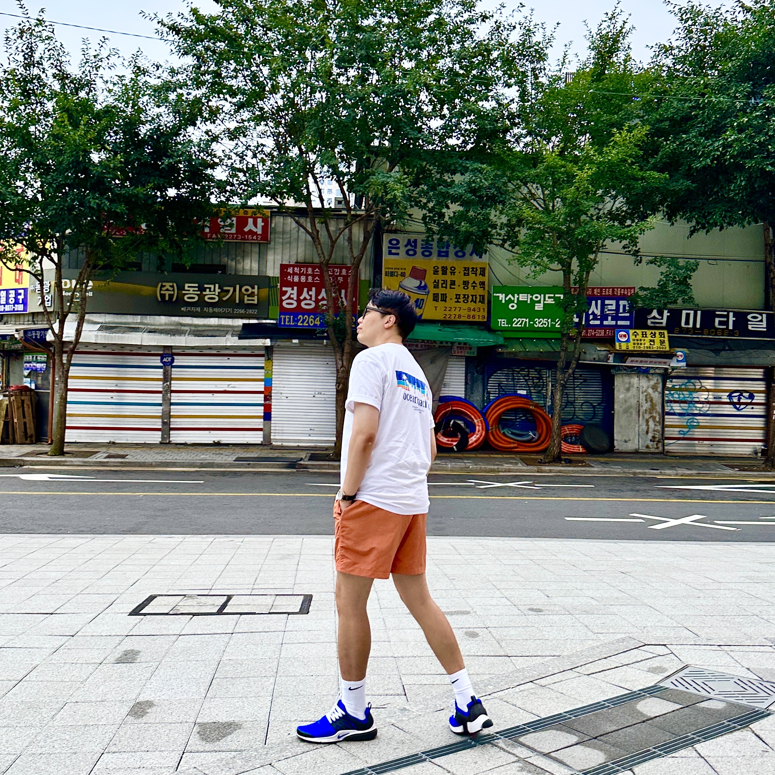 Nike NRG ACG Trail Shorts Rust Oxide - Asia, Nike Air Presto Racer Blue 착용 스타일