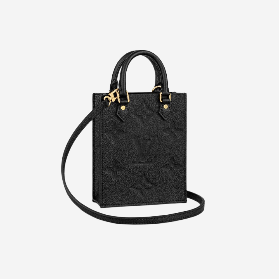 Louis Vuitton Petit Sac Plat Monogram Empreinte Black 상세 이미지 1