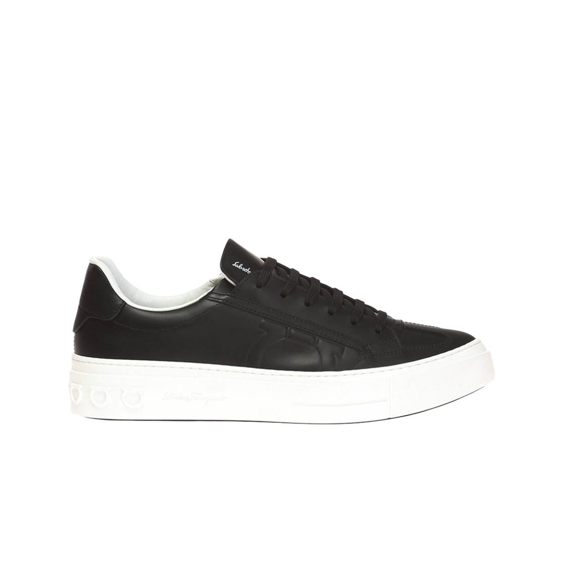 페라가모 간치니 스니커즈 화이트 블랙 - M(Ferragamo Gancini Sneaker White Black - M) - 1